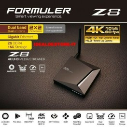 Formuler Z8  2GB DDR4 + 16GB | Dual band Gigabit WIFI & LAN + Diablo Pro iptv